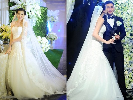 Tuyển tập váy cưới nổi bật của sao Việt năm 2015 - 6